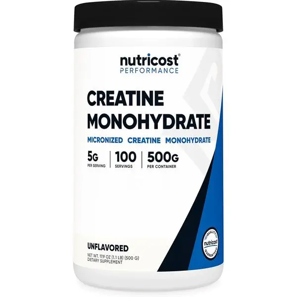 Creatine Monohydrate Powder - مسحوق الكرياتين مونوهيدرات الميكروني 500 جرام،