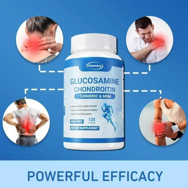 Glucosamine Chondroitin Joint - الجلوكوزامين كوندرويتين الكركم ومكملات MSM -