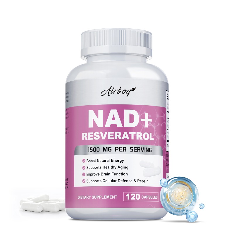 Resveratrol Capsule Anti Aging - NAD + ريسفيراترول - يدعم إصلاح