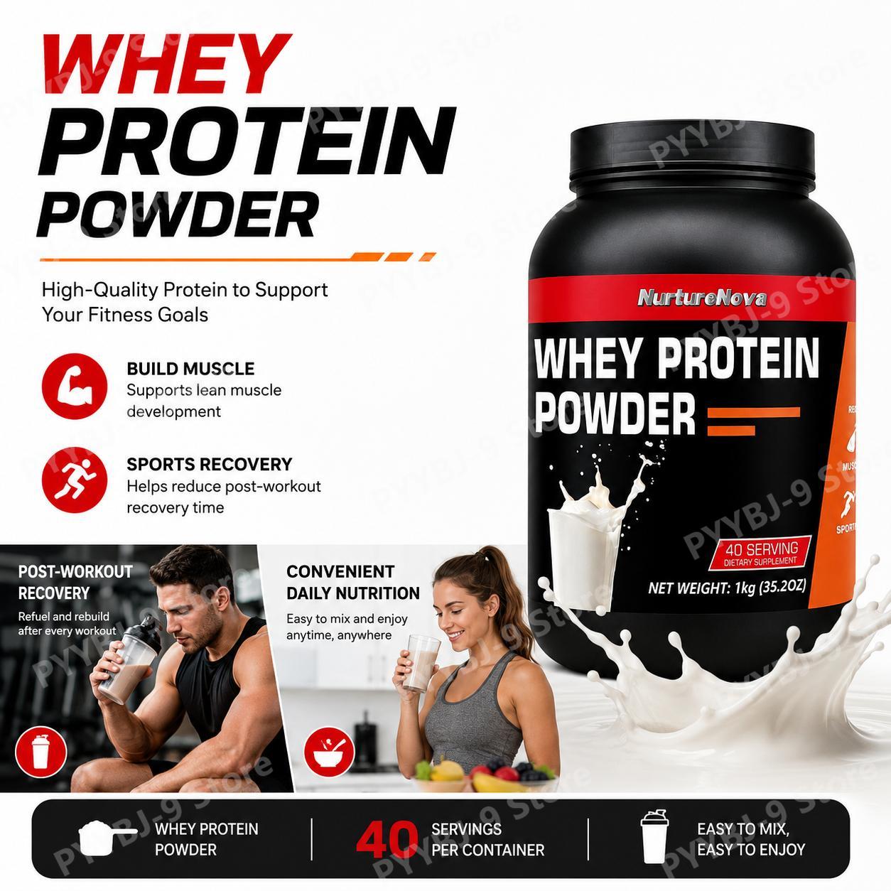 Nutrition For Fitness And Sports - مسحوق بروتين مصل اللبن نورتشر نوفا