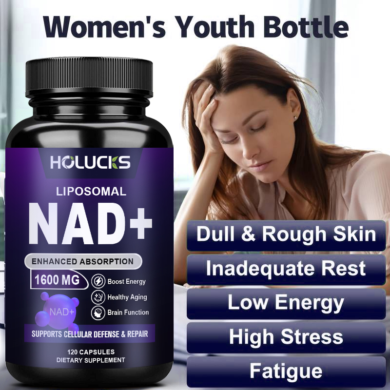 Resveratrol Capsule Anti Aging - مكمل NAD+ بالليبوسومات، مع الريسفيراترول، يعزز
