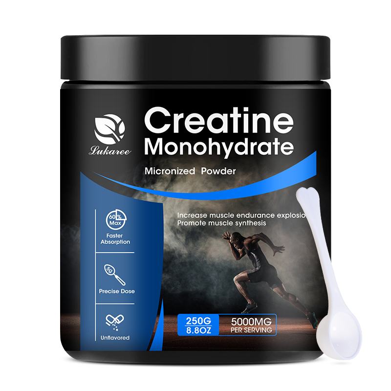Creatine Monohydrate Powder - مكملات Lukaree Creatine مونوهيدرات لنمو العضلات
