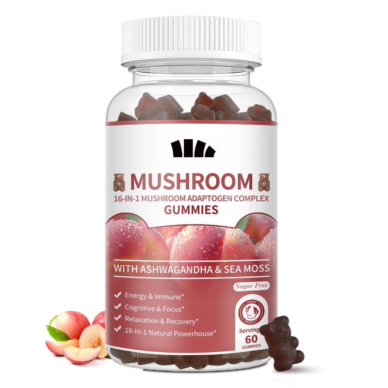 Lion Mane Mushroom - علكات الفطر 2500 ملغ تحتوي على