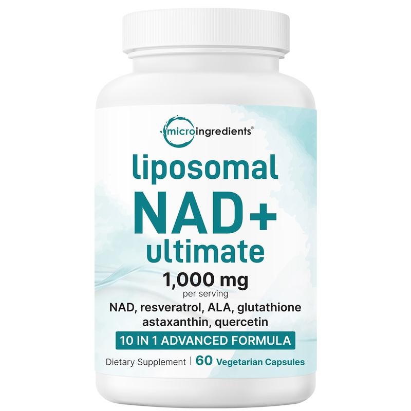 Resveratrol Capsule Anti Aging - مكمل NAD بقوة إضافية 1000 ملجم