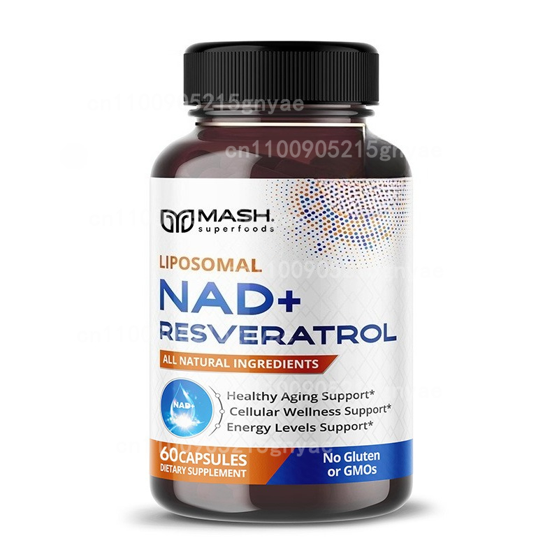 900 ملغ NAD + المكمل: نيكوتينا - مراجعة Resveratrol Capsule Anti Aging وسعره