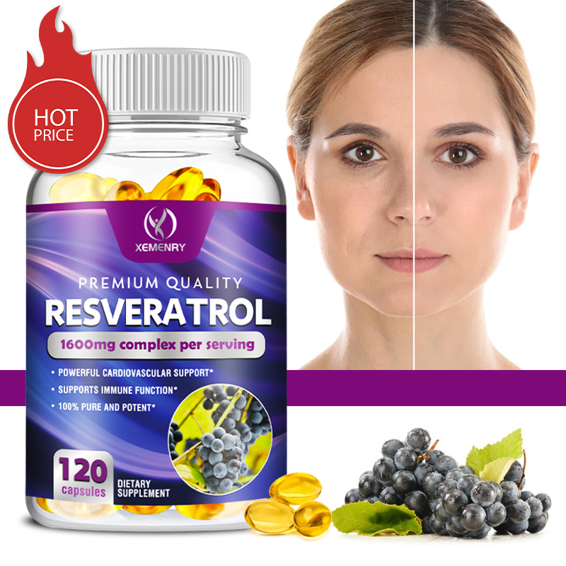 كبسولات ريسفيراترول - تدعم الق - مراجعة Resveratrol Capsule Anti Aging وسعره