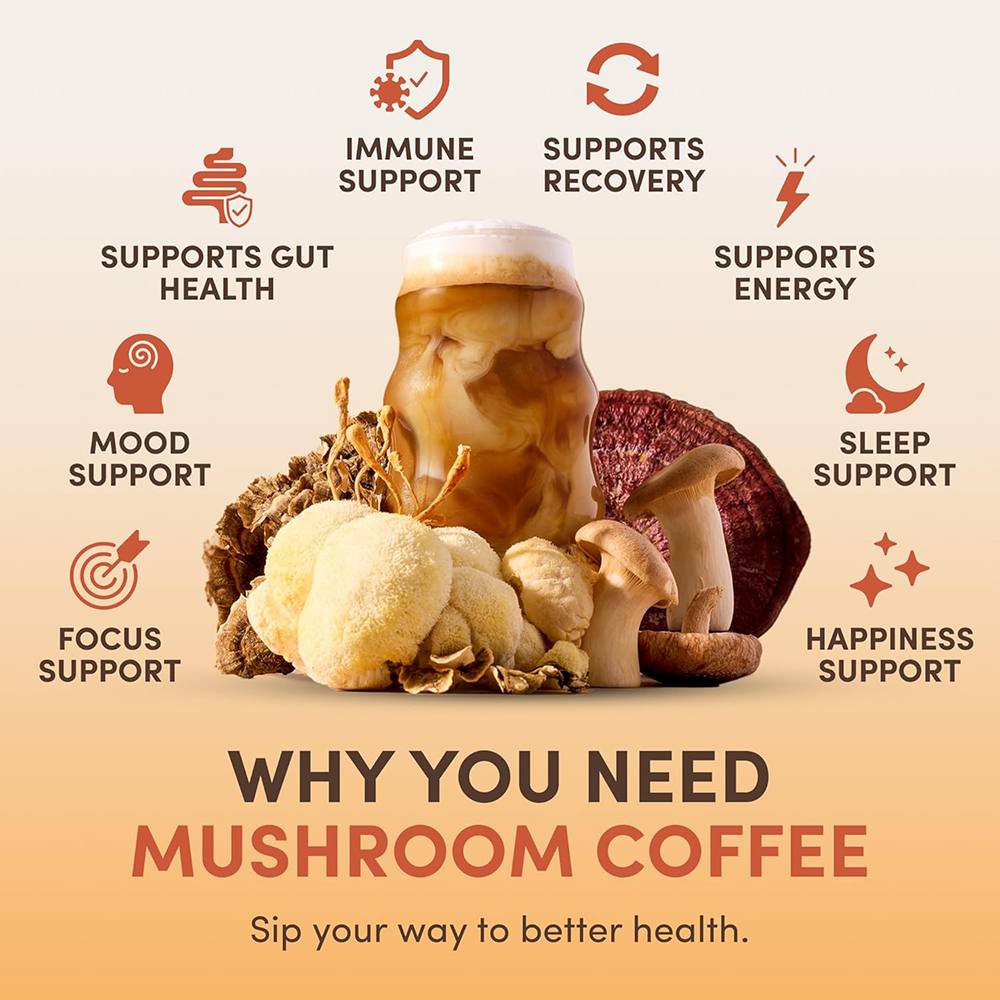 مسحوق الفطر العضوي المكمل للقه - مراجعة Lion Mane Mushroom وسعره