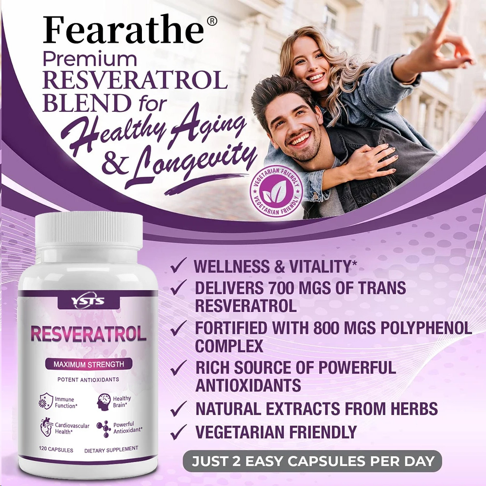 كبسولات ريسفيراترول - تدعم وظا - مراجعة Resveratrol Capsule Anti Aging وسعره