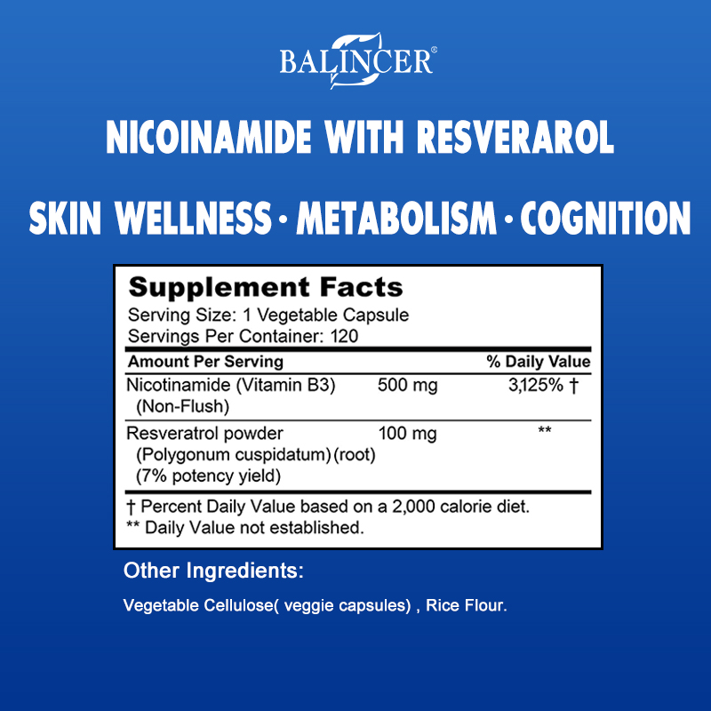 نيكوتيناميد مع ريسفيراترول - ف - مراجعة Resveratrol Capsule Anti Aging وسعره