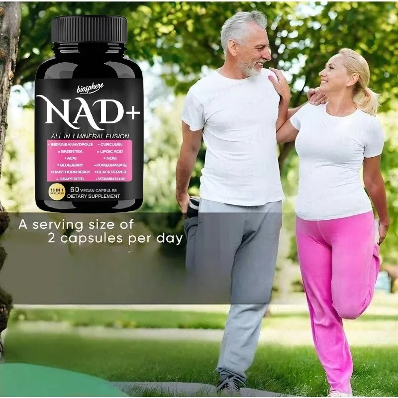 مكمل غذائي NAD يحتوي على نيكوت - مراجعة Resveratrol Capsule Anti Aging وسعره