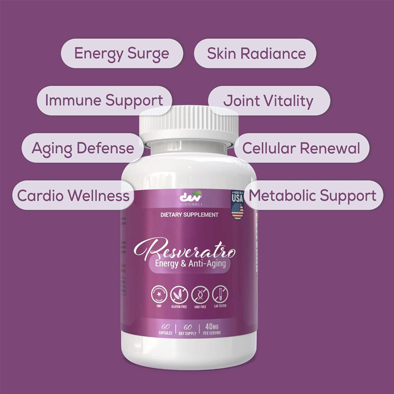 مكمل ريسفيراترول - يدعم الطاقة - مراجعة Resveratrol Capsule Anti Aging وسعره
